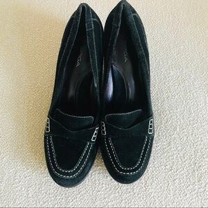 Via spiga black suede shoes